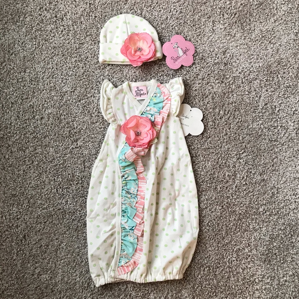 Purrfect by Haute Baby 0-3mo set